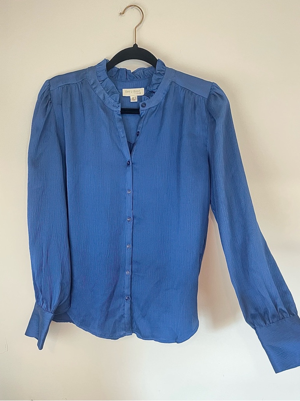 Long Sleeve Button up Blouse